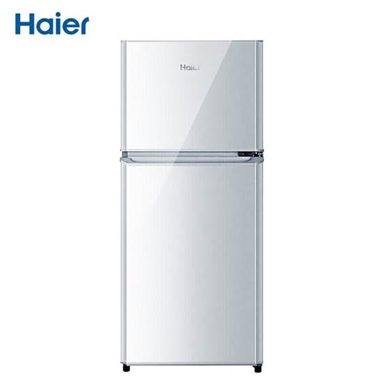 海尔/Haier BCD-118TMPA 118L/3级/双门/机械控温/直冷/白色/电冰箱